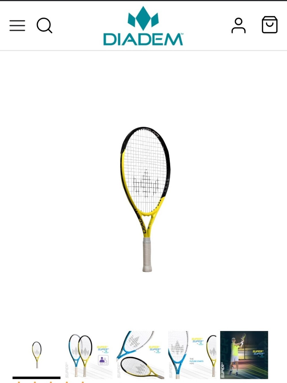Diadem Super21 Junior Tennis Racket